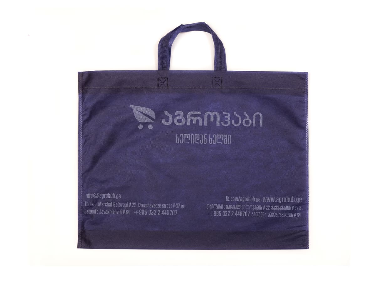 Non-woven fabric bag with handle